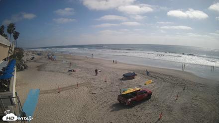 17th St. Del Mar Beach - 4K SW Live Webcam - Jun 1, 2026, 4:16pm PDT