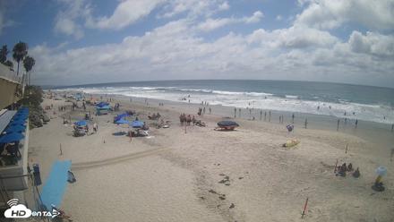 17th St. Del Mar Beach - 4K SW Live Webcam - Jun 30, 2026, 2:41pm PDT