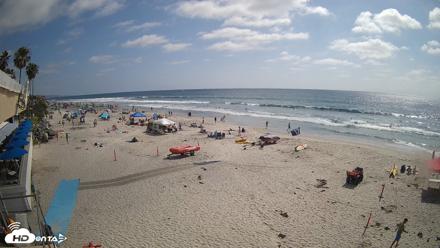 17th St. Del Mar Beach - 4K SW Live Webcam - May 23, 2026, 3:56pm PDT