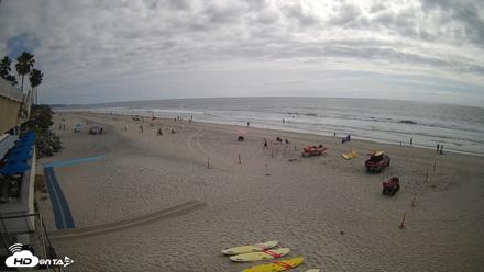 17th St. Del Mar Beach - 4K SW Live Webcam - May 3, 2026, 4:02pm PDT