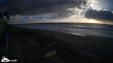 17th St. Del Mar Beach - 4K SW Live Webcam - Oct 12, 2026, 5:29pm PDT