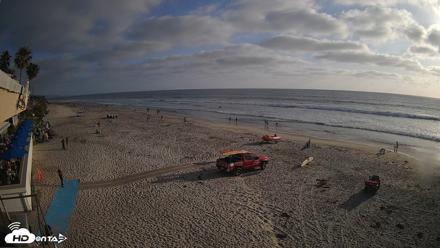 17th St. Del Mar Beach - 4K SW Live Webcam - May 22, 2026, 6:26pm PDT