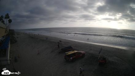 17th St. Del Mar Beach - 4K SW Live Webcam - Sep 24, 2026, 5:20pm PDT