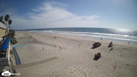 17th St. Del Mar Beach - 4K SW Live Webcam - Apr 29, 2026, 4:10pm PDT