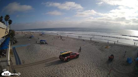 17th St. Del Mar Beach - 4K SW Live Webcam - May 9, 2026, 5:21pm PDT