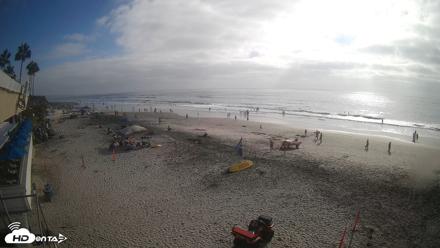 17th St. Del Mar Beach - 4K SW Live Webcam - Sep 12, 2026, 4:38pm PDT