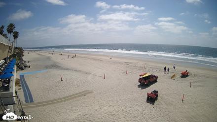17th St. Del Mar Beach - 4K SW Live Webcam - Apr 30, 2026, 2:48pm PDT