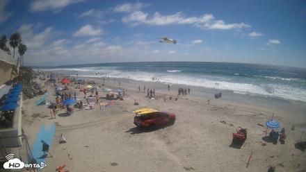 17th St. Del Mar Beach - 4K SW Live Webcam - Jun 19, 2026, 3:15pm PDT