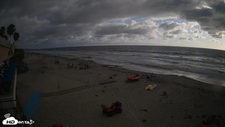17th St. Del Mar Beach - 4K SW Live Webcam - May 25, 2026, 6:11pm PDT
