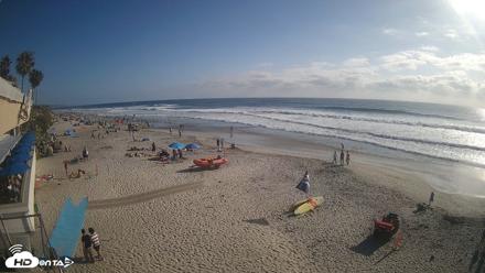 17th St. Del Mar Beach - 4K SW Live Webcam - Jun 7, 2026, 5:38pm PDT