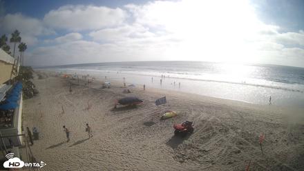 17th St. Del Mar Beach - 4K SW Live Webcam - Sep 25, 2026, 4:15pm PDT