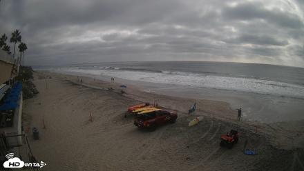 17th St. Del Mar Beach - 4K SW Live Webcam - Sep 23, 2026, 4:12pm PDT
