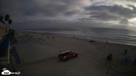 17th St. Del Mar Beach - 4K SW Live Webcam - May 9, 2026, 6:16pm PDT