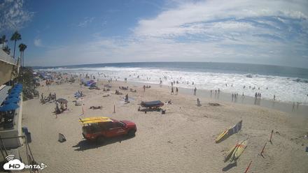 17th St. Del Mar Beach - 4K SW Live Webcam - Aug 15, 2026, 2:51pm PDT