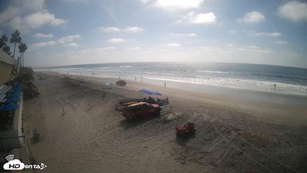 17th St. Del Mar Beach - 4K SW Live Webcam - Sep 25, 2026, 2:54pm PDT