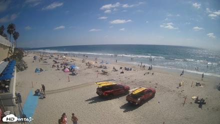 17th St. Del Mar Beach - 4K SW Live Webcam - Jun 26, 2026, 3:51pm PDT