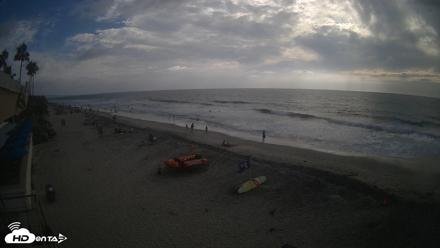 17th St. Del Mar Beach - 4K SW Live Webcam - Sep 20, 2026, 4:37pm PDT