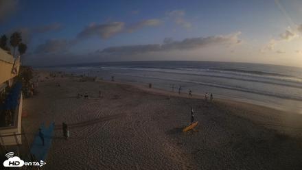 17th St. Del Mar Beach - 4K SW Live Webcam - Jun 7, 2026, 7:15pm PDT