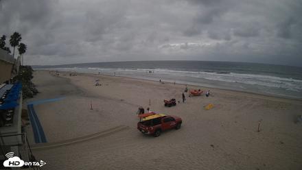 17th St. Del Mar Beach - 4K SW Live Webcam - Apr 25, 2026, 3:43pm PDT