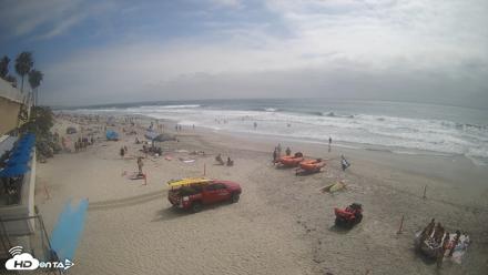 17th St. Del Mar Beach - 4K SW Live Webcam - Jun 5, 2026, 3:21pm PDT