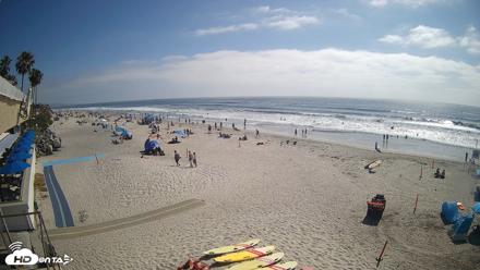 17th St. Del Mar Beach - 4K SW Live Webcam - May 9, 2026, 3:52pm PDT