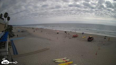 17th St. Del Mar Beach - 4K SW Live Webcam - May 3, 2026, 4:28pm PDT