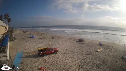 17th St. Del Mar Beach - 4K SW Live Webcam - Jun 4, 2026, 6:06pm PDT