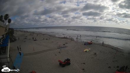 17th St. Del Mar Beach - 4K SW Live Webcam - May 25, 2026, 5:24pm PDT