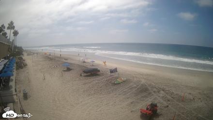 17th St. Del Mar Beach - 4K SW Live Webcam - Sep 25, 2026, 1:33pm PDT