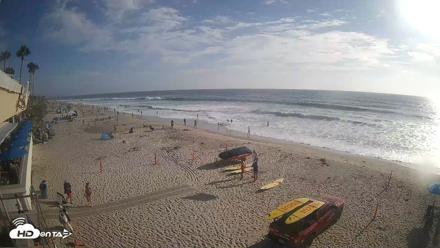 17th St. Del Mar Beach - 4K SW Live Webcam - Jul 24, 2026, 5:53pm PDT
