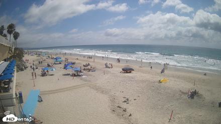 17th St. Del Mar Beach - 4K SW Live Webcam - Jun 30, 2026, 2:55pm PDT
