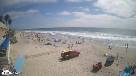 17th St. Del Mar Beach - 4K SW Live Webcam - Jun 10, 2026, 3:19pm PDT