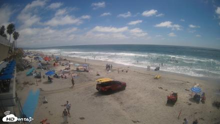 17th St. Del Mar Beach - 4K SW Live Webcam - Jun 19, 2026, 2:51pm PDT
