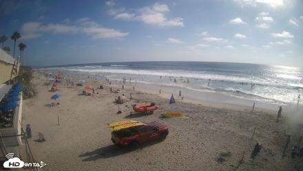 17th St. Del Mar Beach - 4K SW Live Webcam - Jul 29, 2026, 4:49pm PDT