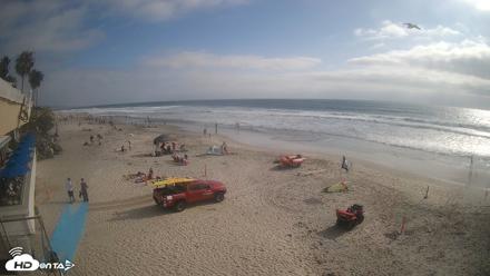 17th St. Del Mar Beach - 4K SW Live Webcam - Jun 5, 2026, 5:14pm PDT