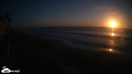 17th St. Del Mar Beach - 4K SW Live Webcam - Oct 19, 2026, 5:59pm PDT