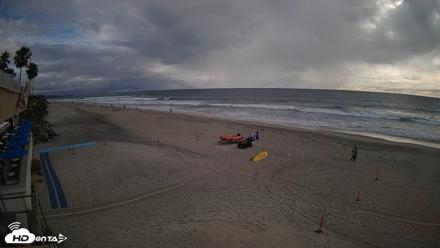 17th St. Del Mar Beach - 4K SW Live Webcam - Apr 12, 2026, 5:35pm PDT
