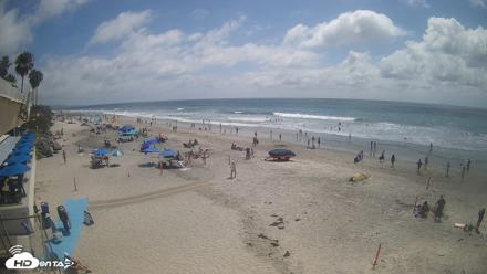 17th St. Del Mar Beach - 4K SW Live Webcam - Jun 30, 2026, 2:44pm PDT