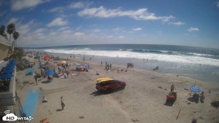 17th St. Del Mar Beach - 4K SW Live Webcam - Jun 19, 2026, 3:16pm PDT