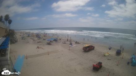 17th St. Del Mar Beach - 4K SW Live Webcam - Jun 10, 2026, 2:38pm PDT