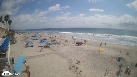 17th St. Del Mar Beach - 4K SW Live Webcam - Jun 30, 2026, 3:24pm PDT