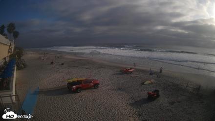 17th St. Del Mar Beach - 4K SW Live Webcam - Jun 5, 2026, 6:28pm PDT