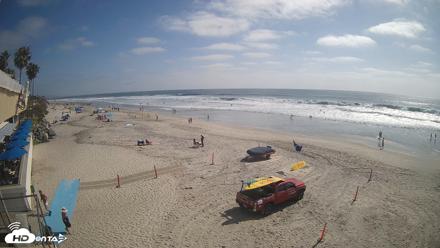 17th St. Del Mar Beach - 4K SW Live Webcam - Jun 1, 2026, 4:13pm PDT