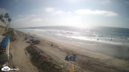 17th St. Del Mar Beach - 4K SW Live Webcam - Oct 1, 2026, 3:10pm PDT