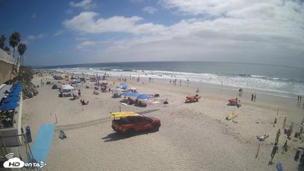 17th St. Del Mar Beach - 4K SW Live Webcam - Jun 28, 2026, 2:54pm PDT