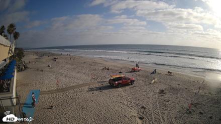 17th St. Del Mar Beach - 4K SW Live Webcam - May 22, 2026, 5:54pm PDT