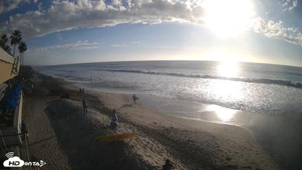 17th St. Del Mar Beach - 4K SW Live Webcam - Oct 20, 2026, 4:45pm PDT