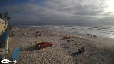 17th St. Del Mar Beach - 4K SW Live Webcam - Jun 5, 2026, 6:10pm PDT