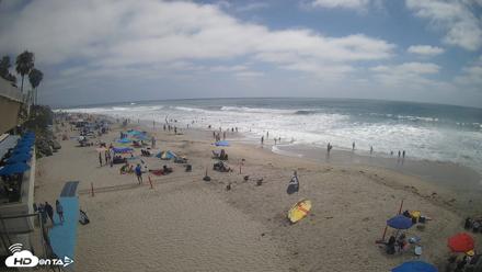 17th St. Del Mar Beach - 4K SW Live Webcam - Jul 8, 2026, 2:53pm PDT