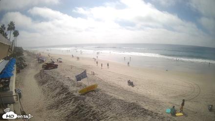 17th St. Del Mar Beach - 4K SW Live Webcam - Oct 8, 2026, 2:23pm PDT